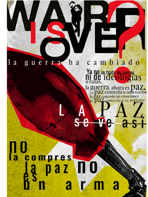 Afiche Distopía War is Over